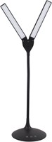 ALBA LED draadloze LED bureaulamp Twin, zwart-3