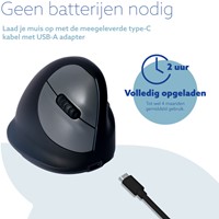 Muis R-GO HE Muis draadloos groot rechts zwart-4