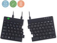 Toetsenbord R-GO Split QWERTY zwart