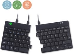 Toetsenbord R-GO Split QWERTY zwart