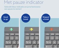Toetsenbord R-GO Split AZERTY zwart-3