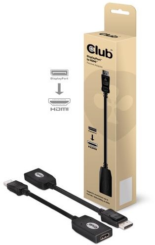 DisplayPort to HDMI Adapter ZWART 1 Stuk