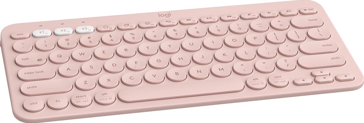 backup Onverschilligheid voordeel Logitech draadloos toetsenbord K380, azerty, roze One-Stop-Office-Shop.nl