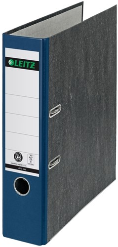 Ordner Leitz 1080 180° 80mm karton A4 blauw