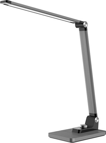 Hansa bureaulamp Breeze, LED, grijs