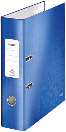 Ordner Leitz Wow 180° gelamineerd 80mm A4 blauw-2