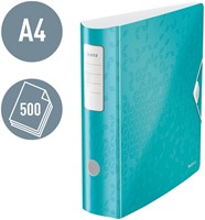 Ordner Leitz WOW active 180° 80mm PP A4 ijsblauw-2