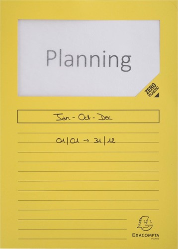 Exacompta L-map Forever, voor ft A4, pak van 25 stuks, geel-2