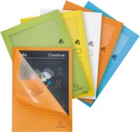 Exacompta L-map Forever, voor ft A4, pak van 25 stuks, geassorteerde pastelkleuren-2