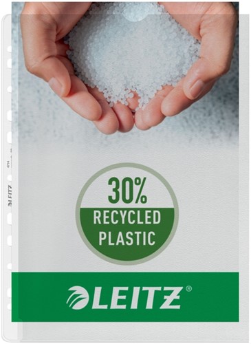 Showtas Leitz Premium links open 0.13mm PP A4 transparant 100 stuks-2