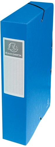 Exacompta elastobox Exabox blauw, rug van 6 cm