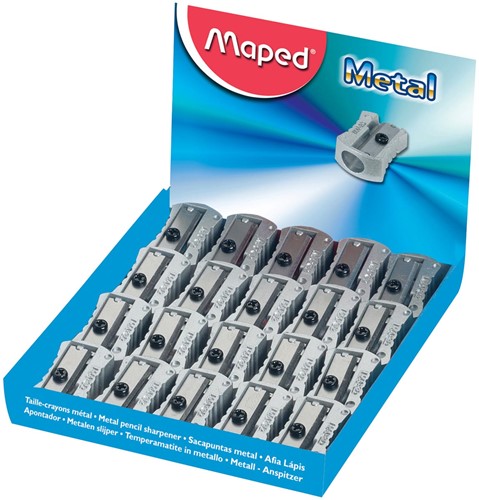 Maped potloodslijper Classic, 1 gaats, uit metaal