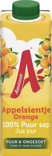 Appelsientje sinaasappelsap 33 cl, pak van 8 drankkartons