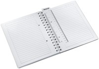 Notitieboek Leitz WOW A5 spiraal PP lijn blauw-3