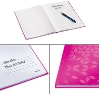 Notitieboek Leitz WOW A5 160blz 90gr lijn roze-4