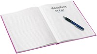 Notitieboek Leitz WOW A5 160blz 90gr lijn roze-2