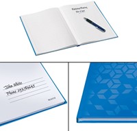 Notitieboek Leitz WOW A5 160blz 90gr lijn blauw-6