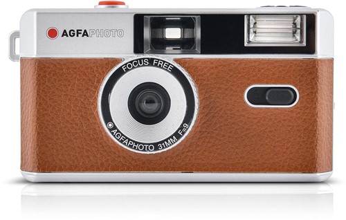 AgfaPhoto retro analoog fototoestel, 35mm, bruin