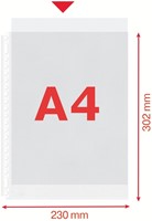 Showtas Esselte 0.08mm 21-gaats A4 mat 100 stuks-2