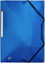 Elastomap Oxford Hawai A4 15mm 3 kleppen PP blauw