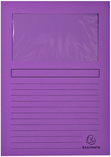 Venstermap Exacompta Forever L-model 120gr assorti 100 stuks-2