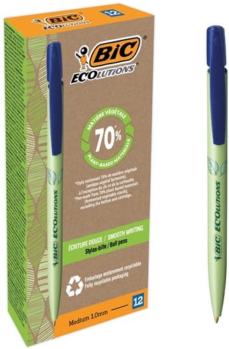 Bic Media Clic Bio-based Ecolutions balpen, blauw