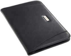 Schrijfmap Rillstab Excellent de luxe A4 lederlook zwart