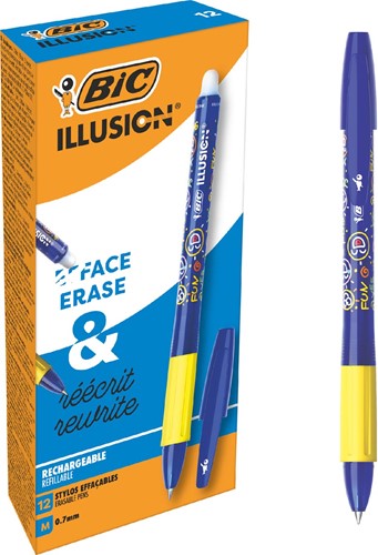 Bic gelroller Gel-ocity illusion blauw-2