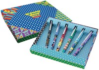 Pilot roller Hi-Tecpoint Mika Limited Edition, geschenkdoos met 6 rollers-3