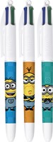 Bic Colours Minions 4-kleurenbalpen, medium, klassieke inktkleuren, display van 40 stuks-2