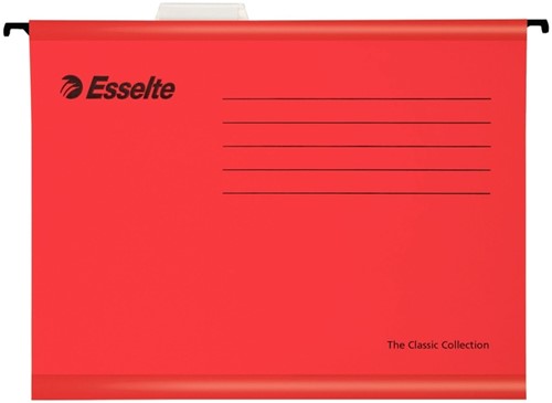 Hangmap Esselte Classic A4 V-bodem 345x240mm rood