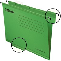 Hangmap Esselte Classic folio V-bodem 382x240mm groen-1