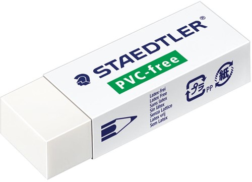 Staedtler gum, large, PVS vrij, wit