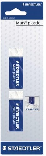 Staedtler gom Mars Plastic blister van 2 stuks