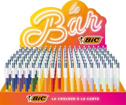 BIC Colours BAR 4-kleurenbalpen, geassorteerde kleuren, navulling van 216 stuks