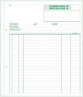 Exacompta bestellingen, ft 21 x 18 cm, tweetalig, tripli (50 x 3 vel)-2