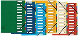 Exacompta voorordner Harmonika, 12 vakken, geassorteerde kleuren