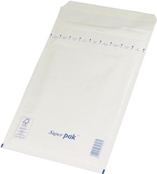 OFFICE products luchtkussenenveloppen, met stripsluiting, 230 x 340 mm, wit, pak van 100 stuks