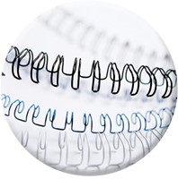 Fellowes draadruggen, doos van 100 stuks, 6 mm, zwart-2