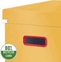 Leitz Cosy Click & Store kubus grote opbergdoos, geel-3