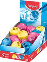 Maped potloodslijper igloo, 2 gaats, geassorteerde kleuren