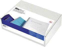 Draadrug GBC 12.5mm 34-rings A4 zilver 100 stuks