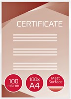 Lamineerhoes GBC A4 2x100micron mat 100 stuks-3