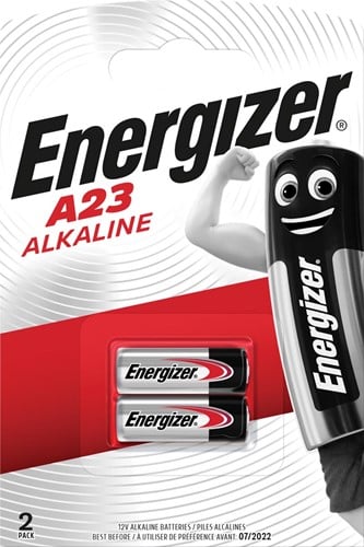 Energizer batterij Alkaline A23, blister van 2 stuks