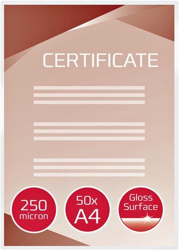 Lamineerhoes GBC A4 2x250micron 50 stuks-2