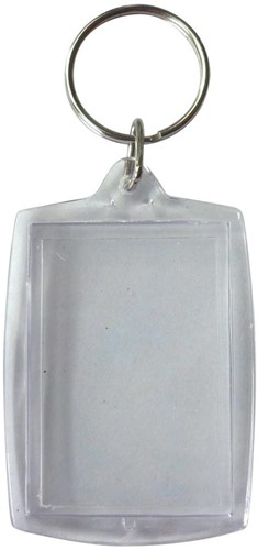 Sleutelhanger, ft 5 x 4 cm, pak van 6 stuks