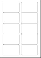 Visitekaart Sigel 85x55mm blanco 225gr ronde hoeken wit 100 stuks-5