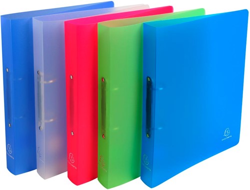 Exacompta ringmap Chromaline ft A4 maxi, 2 ringen van 3 cm, geassorteerde kleuren-2