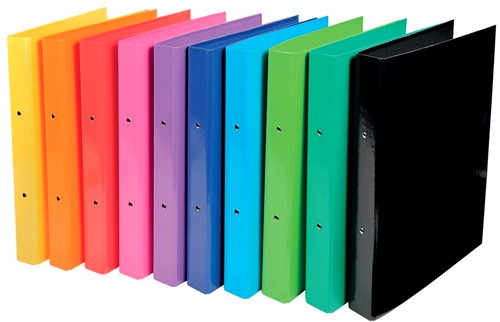 Exacompta Iderama ringmap, voor ft A4, 2 ringen van 30 mm, geassorteerde kleuren