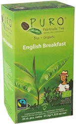 Puro Bio thee English Breakfast, fairtrade, pak van zakjes
